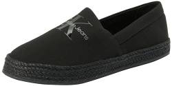 Calvin Klein Jeans Herren Espadrilles Stoffschuhe, Schwarz (Triple Black), 46 von Calvin Klein Jeans