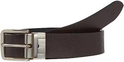 Calvin Klein Jeans Herren FL CL RO REV LTHR Belt 35MM Gürtel, Black Pebble/Bitter Brown Pebble, 110 von Calvin Klein Jeans