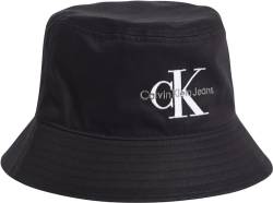 Calvin Klein Jeans Herren Fischerhut Monogram Bucket Hat, Schwarz (Black), Onesize von Calvin Klein Jeans