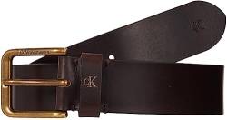 Calvin Klein Jeans Herren Gürtel 4,0 cm Ledergürtel, Braun (Bitter Brown), 95 von Calvin Klein Jeans