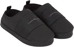 Calvin Klein Jeans Herren Home Slipper Mono YM0YM00840 Hausschuhe, Schwarz (Triple Black), 44.5 EU von Calvin Klein Jeans