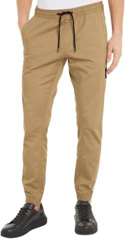 Calvin Klein Jeans Herren Hose Chino Skinny Fit, Beige (Travertine), XXXL von Calvin Klein Jeans