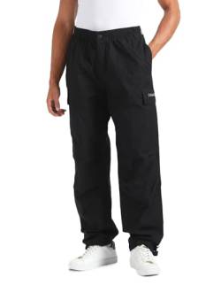 Calvin Klein Jeans Herren Hose Essential Regular Pant Cargo, Schwarz (Ck Black), L von Calvin Klein Jeans