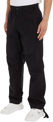 Calvin Klein Jeans Herren Hose Essential Regular Pant Cargo, Schwarz (Ck Black), M von Calvin Klein Jeans