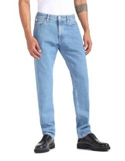 Calvin Klein Jeans Herren Jeans Authentic Straight Fit, Blau (Denim Light), 31W / 30L von Calvin Klein Jeans