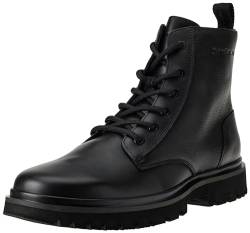 Calvin Klein Jeans Herren Mid Boot Stiefel Eva Boot Mid Laceup Lth In Fad aus Leder, Schwarz (Triple Black), 43 EU von Calvin Klein Jeans