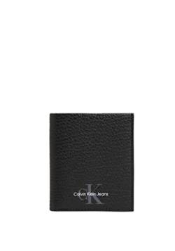 Calvin Klein Jeans Herren Mono Textured SMALL N/S Trifold K50K509499 Geldbörsen, Schwarz (Black) von Calvin Klein Jeans