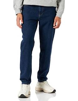 Calvin Klein Jeans Herren Reguläre Kegel Hose, Denim Medium, 32W / 32L von Calvin Klein Jeans