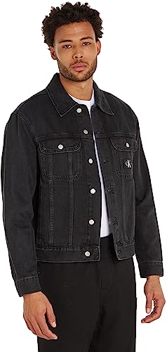 Calvin Klein Jeans Herren Regular 90'S Jacket J30J323901 Jeansjacken, Denim (Denim Black), L von Calvin Klein Jeans