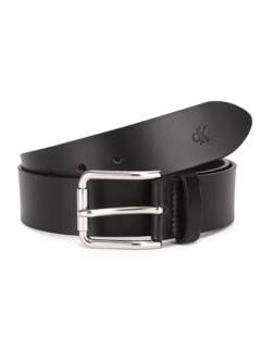 Calvin Klein Jeans Herren Roller Classic Belt 40MM K50K509890 Gürtel, Schwarz (Black), 105 von Calvin Klein Jeans