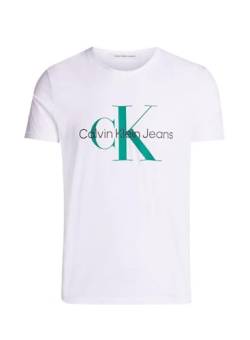 Calvin Klein Jeans Herren Seasonal MONOLOGO Tee J30J320806 Kurzarm T-Shirts, Weiß (Bright White), 6XL von Calvin Klein Jeans