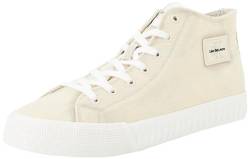 Calvin Klein Jeans Herren Skater Vulc MID Laceup CS ML DIF YM0YM00902 Vulkanisierte Sneaker, Beige (Creamy White/Bright White), 48 EU von Calvin Klein Jeans