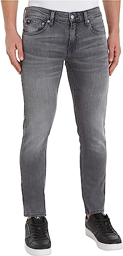 Calvin Klein Jeans Herren Slim J30J323861 Hosen, Denim (Denim Grey), 30W / 34L von Calvin Klein Jeans