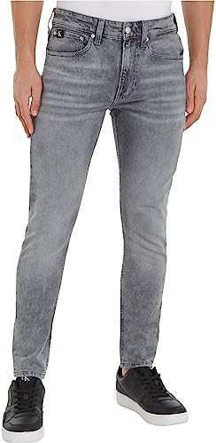 Calvin Klein Jeans Herren Slim Taper J30J323847 Hosen, Denim (Denim Grey), 30W / 34L von Calvin Klein Jeans