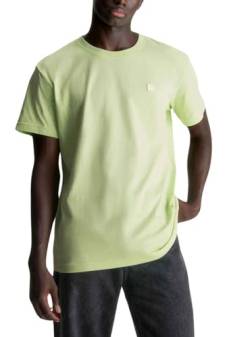 Calvin Klein Jeans Herren T-Shirt Kurzarm Ck Embro Badge Tee Rundhalsausschnitt, Grün (Exotic Mint), M von Calvin Klein Jeans