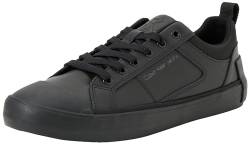 Calvin Klein Jeans Herren Vulcanized Low Laceup Mix IN UC YM0YM00894 Vulkanisierte Sneaker, Schwarz (Triple Black), 43 EU von Calvin Klein Jeans