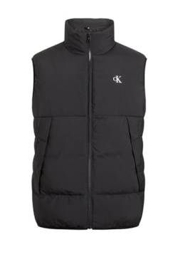 Calvin Klein Jeans Herren Weste Lightweight Padded Vest Steppweste, Schwarz (Ck Black), L von Calvin Klein Jeans