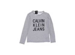 Calvin Klein Jeans Herren Langarmshirt, grau, Gr. 164 von Calvin Klein Jeans
