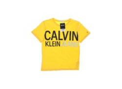 Calvin Klein Jeans Herren T-Shirt, gelb, Gr. 152 von Calvin Klein Jeans