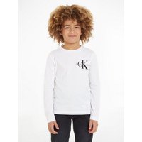 Calvin Klein Jeans Langarmshirt CHEST MONOGRAM LS TOP für Kinder bis 16 Jahre von Calvin Klein Jeans