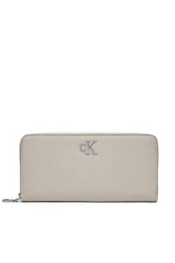 Calvin Klein Jeans Mädchen Ck Must Z/A Wallet XL Geldbörsen, Stone von Calvin Klein Jeans