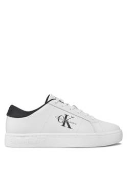 Calvin Klein Jeans Men CLASSIC CUPSOLE LOW LACEUP LTH, Bright White/Black, 42 EU von Calvin Klein Jeans