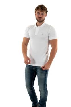 Calvin Klein Jeans Men's CK EMBRO BADGE SLIM POLO S/S Polos, Bright White, XXL von Calvin Klein Jeans