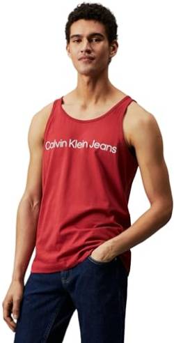 Calvin Klein Jeans Men's INSTITUTIONAL LOGO TANK Tank Tops, Garnet, L von Calvin Klein Jeans
