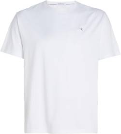 Calvin Klein Jeans Men's PLUS CK EMBRO BADGE TEE S/S Knit Tops, Bright White, 6XL von Calvin Klein Jeans