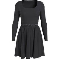 Calvin Klein Jeans Skaterkleid LOGO ELASTIC LONG SLEEVE DRESS von Calvin Klein Jeans