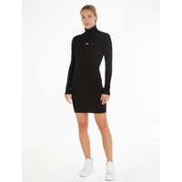 Calvin Klein Jeans Strickkleid BADGE ROLL NECK SWEATER DRESS von Calvin Klein Jeans