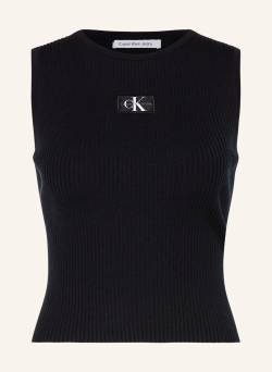 Calvin Klein Jeans Stricktop schwarz von Calvin Klein Jeans