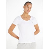 Calvin Klein Jeans V-Shirt CK EMBROIDERY STRETCH V-NECK (1-tlg) mit kleiner Calvin Klein Logo-Stickerei auf Brusthöhe von Calvin Klein Jeans