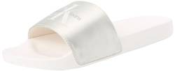 Calvin Klein Jeans Women SLIDE NY PEARL, Creamy White/Eggshell, 36 EU von Calvin Klein Jeans