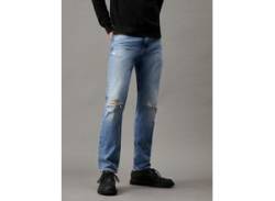 Straight-Jeans CALVIN KLEIN JEANS "AUTHENTIC STRAIGHT" Gr. 36, Länge 34, blau (denim medium) Herren Jeans Straight Fit von Calvin Klein Jeans