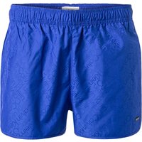 Calvin Klein Swimwear Herren Badeshorts blau Mikrofaser unifarben von Calvin Klein Swimwear