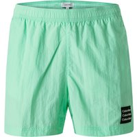 Calvin Klein Swimwear Herren Badeshorts grün Mikrofaser unifarben von Calvin Klein Swimwear