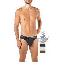 Calvin Klein Underwear Herren Slips grau Baumwolle unifarben von Calvin Klein Underwear