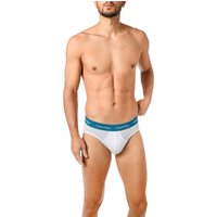 Calvin Klein Underwear Herren Slips weiß Baumwolle unifarben von Calvin Klein Underwear