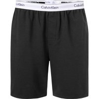 Calvin Klein Underwear Herren Sweatshorts schwarz Baumwolle unifarben von Calvin Klein Underwear