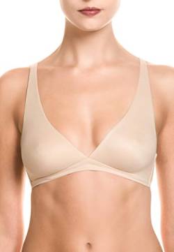 Calvin Klein Damen Triangel BH CONV. TRIANGLE, Einfarbig, Gr. 70A (Herstellergröße: S), Beige (Bare) von Calvin Klein underwear