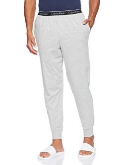 Calvin Klein Herren Hose PANT CUFFED, Gr. Small, Grau (GREY HEATHER 080) von Calvin Klein underwear