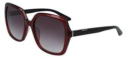 CALVIN KLEIN EYEWEAR Damen CK20541S-605 Sonnenbrille,Crystal Burgundy, 57-19-140 von Calvin Klein