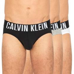 Calvin Klein 3-er Set Hip Briefs Schwarz, Grau & Weiß von Calvin Klein