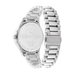 Calvin Klein Analog Quarzuhr Unisex mit Silbernes Edelstahlarmband - 25200163 von Calvin Klein