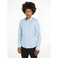 Calvin Klein Businesshemd STRETCH POPLIN SLIM SHIRT mit Calvin Klein Logo auf der Brust von Calvin Klein