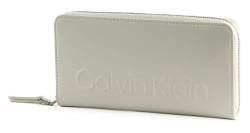 Calvin Klein CK Set Zip Around Wallet L Bright White von Calvin Klein