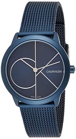Calvin Klein Damen Analog Quarz Uhr mit Edelstahl Armband K3M52T5N von Calvin Klein