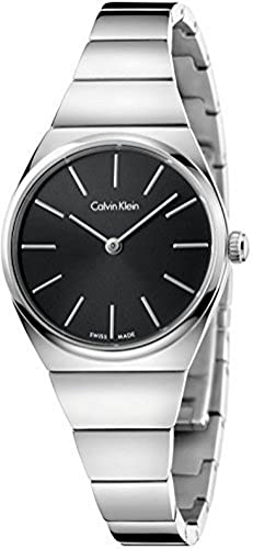 Calvin Klein Damen Analog Quarz Uhr mit Edelstahl Armband K6C23141 von Calvin Klein