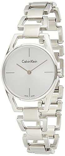 Calvin Klein Damen Analog Quarz Uhr mit Edelstahl Armband K7L23146 von Calvin Klein